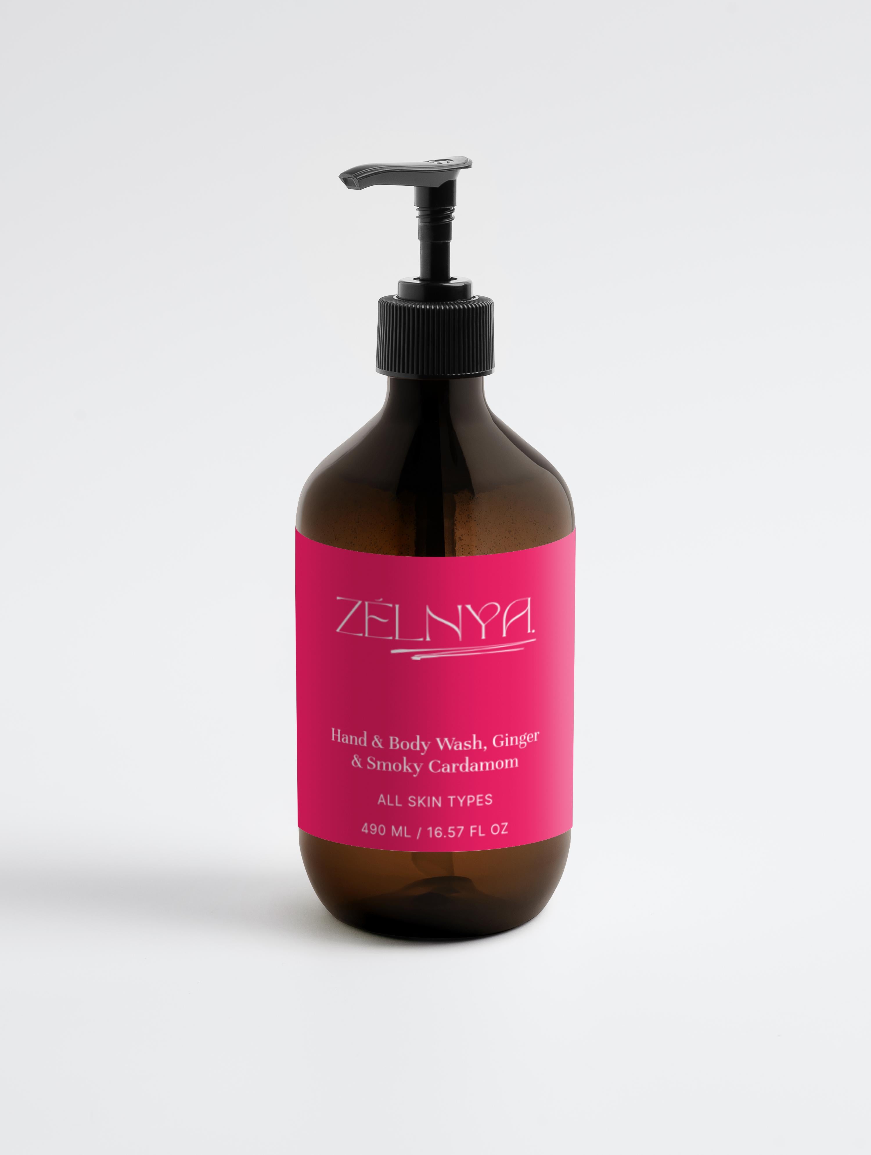 Hand & Body Wash, Ginger & Smoky Cardamom